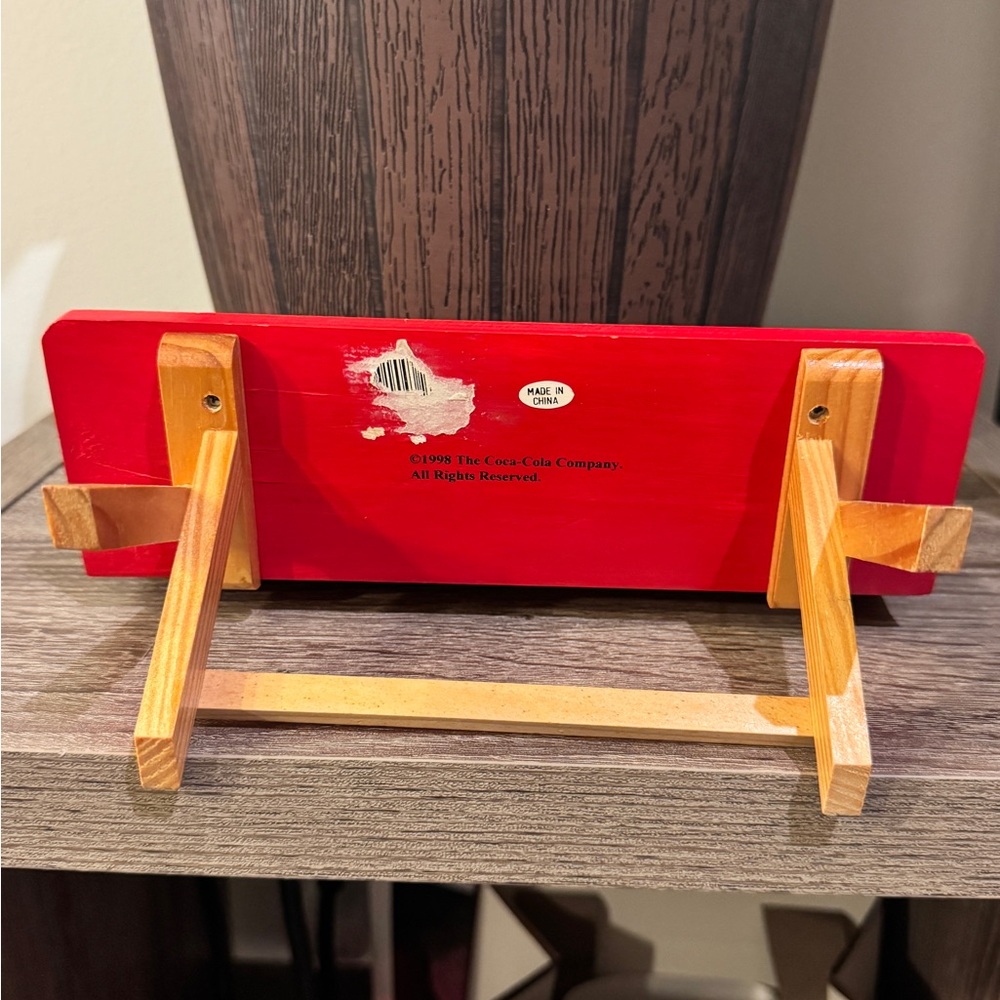 Coca-Cola Red Mini Bench - Picture 4 of 4